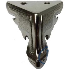 Buğz Kelebek Ahşap, Sunta Sandık Ayağı, Kutu Ayak 3,5 cm - Nikel