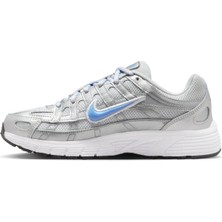 Nike P-6000 Metallic Silver Gs Sneaker Ayakkabı (Dar Kalıp)