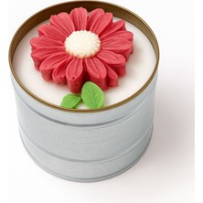 Calma Flame Hediyelik Papatya El Yapımı Soya Mum – Romantik Hediye Sevgililer Günü Ev Dekor, Özel Gün Hediye