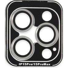 Buğz Joko Iphone 15 Pro Max Pvd Metal Kamera Lens - Gümüş