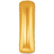 Buğz I Harf Folyo Balon Altın Renk  40 Inç