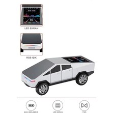 Buğz D68 Cyber Model Araba Tasarımlı Bluetooth Hoparlör 15W Güçlü Ses Rgb LED /tws/usb Beyaz