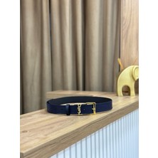 Erdesign Kadın Lacivert Kemer Pantolon Kemeri Elbise Kemeri Etek Kemeri