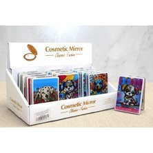 Buğz Hareketli Sulu Detaylı Köpek Figürlü El Aynası ALK4578