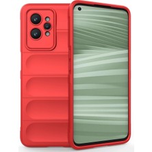 Buğz Realme Gt2 Pro 5g Kılıf Optimum Silikon - Kırmızı