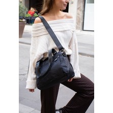 Sanmorris Sn 6015 Kadın Suya Dayanıklı Paraşüt Kumaş  El Omuz Çantası Kol Çantası Çapraz Çantası