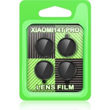 Buğz Xiaomi Mi 14T Pro Raze Metal Kamera Lens - Siyah