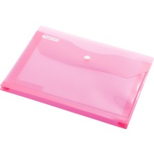 Bigpoint Döküman Dosyası Çıtçıtlı A5 Pembe 10'lu Poşet