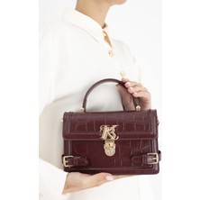 Matthew Cox Kadın Kol Çantası Bordo BYN2430