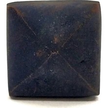 Marsilyan Antika Tarz Dekoratif Pirinç Piramit Kabara - 21 Mm, Oksit