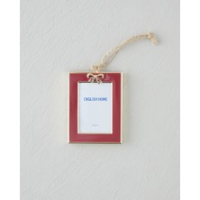 English Home Claira Yılbaşı Ağaç Süsü 5x8 cm Kırmızı
