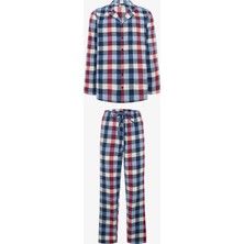 Penti Ekose Erkek Gömlek Pijama Takımı