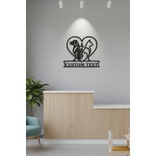 Grandmix Kişiye Özel Köpek Figürlü Veteriner Kliniği Pet Shop Metal Duvar Dekoru Tabela