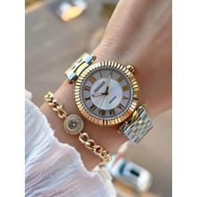 Ferrucci Roma Rakamlı Çelik Kordon 2 Yıl Garantili 3 Atm Kadın Kol Saati+Bileklik FY.03477.3