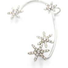 Ucuzageliyor Çiçek Kıkırdak Küpe - Gümüş