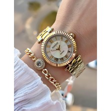 Ferrucci Roma Rakamlı Çelik Kordon 2 Yıl Garantili 3 Atm Kadın Kol Saati+Bileklik FY.03477.4