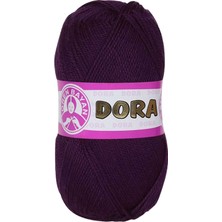 1 Adet Dora El Örgü Ipi Yünü 100 gr 061 Mürdüm