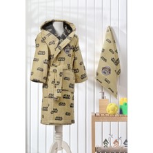 Özdilek Starwars Mandalorian Disney Lisanslı Çocuk Bornoz Seti 5/6 Yaş