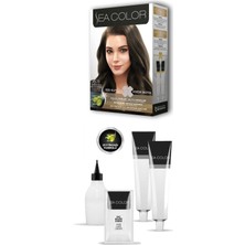 2 Tüp Krem Saç Boyası Seti Yoğun Koyu Küllü Kumral No:6.11