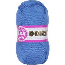 1 Adet Dora El Örgü Ipi Yünü 100 gr 015 Mavi