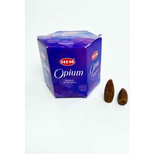 10 Adet Geri Akış Backflow Şelale Tütsü Konisi Tütsü Back Opium Çiçeği Kokulu