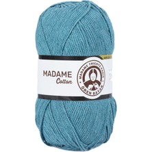 1 Adet Madame Cotton El Örgü Ipi Yünü 100 gr 015 Petrol Yeşil