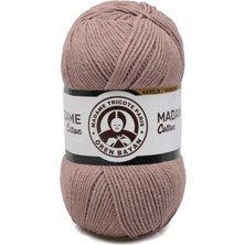 1 Adet Madame Cotton El Örgü Ipi Yünü 100 gr 057 Açık Kahve
