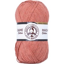 1 Adet Madame Cotton El Örgü Ipi Yünü 100 gr 037 Kiremit