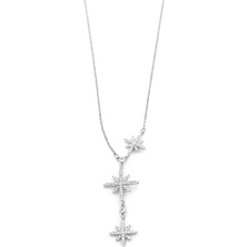 Kuzey Yıldızı Y Kolye - Gümüş