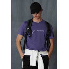 Lufian Stewart Modern Grafik T- Shirt