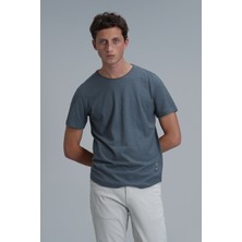 Lufian Junya Erkek Basic Tişört Nefti Yeşil