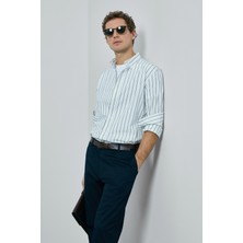 Lufian Nıcer Erkek Basic Gömlek Regular Fit Lacivert