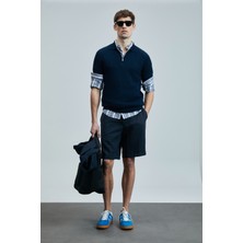 Lufian Ross Spor Erkek Chino Şort Slim Fit