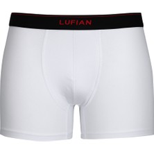 Lufian Glorıa Erkek Pamuklu Boxer Beyaz
