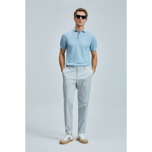 Lufian Plus Smart Erkek Chino Pantolon Slim Fit Taş