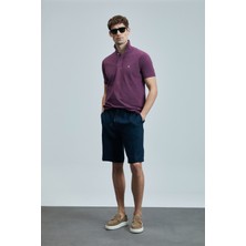 Lufian Laon Smart Erkek Polo Tişört Bordo