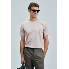Lufian Valor Modern Grafik T- Shirt Pembe