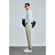 Lufian Plus Smart Erkek Chino Pantolon Slim Fit Deve Tüyü