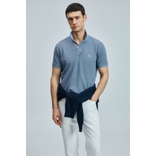 Lufian Vernon Smart Erkek Polo Tişört Gri