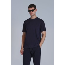 Lufian Casa Erkek Basic Tişört Lacivert