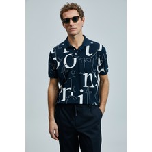 Lufian Dıamond Smart Erkek Polo Tişört Lacivert