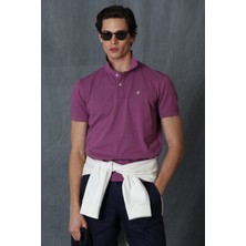 Lufian Laon Smart Erkek Polo Tişört Bordo