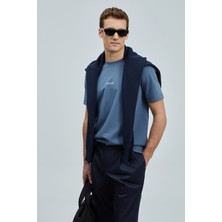 Lufian Marcus Modern Grafik T- Shirt