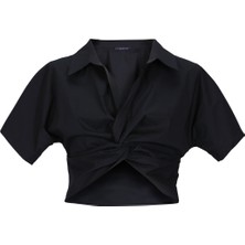 Lufian Manarola Kadın Bluz Siyah