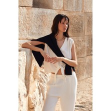 Lufian Barcelon Kadın Gömlek Ekru