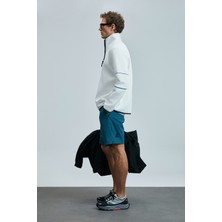 Lufian Second Erkek Şort Eşofman Mavi