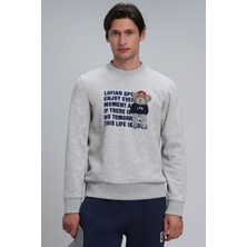 Lufian Bud Erkek Sweatshirt Gri