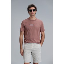 Lufian Kane Modern Grafik T- Shirt Tarçın