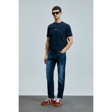 Lufian Lorenzo Smart Jean Erkek Pantolon Slim Fit Mavi