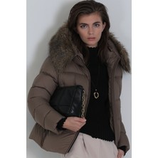 Lufian Klemantın Kaz Tüyü Kadın Mont